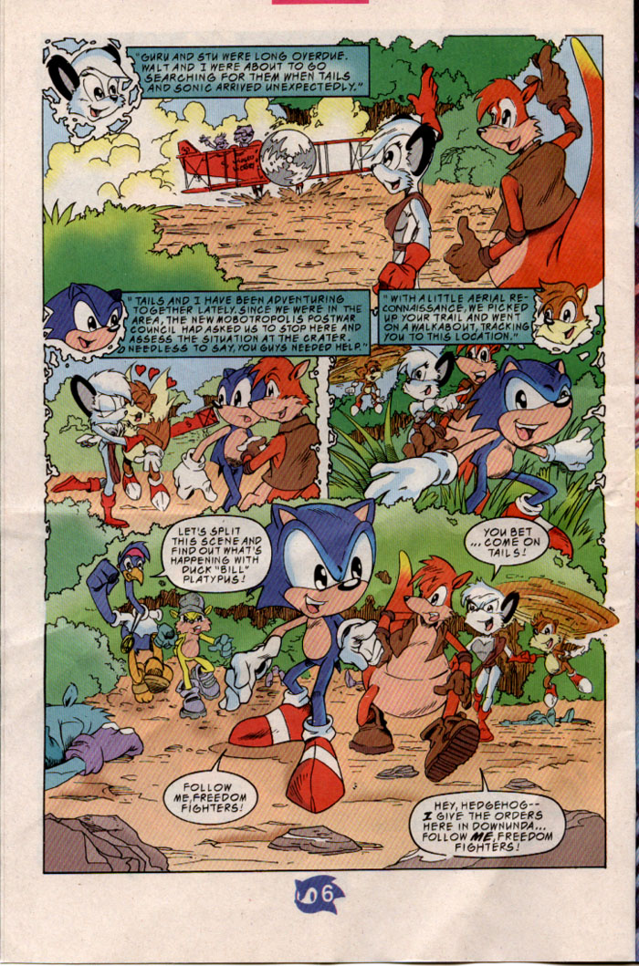 Sonic - Archie Adventure Series August 1998 Page 6